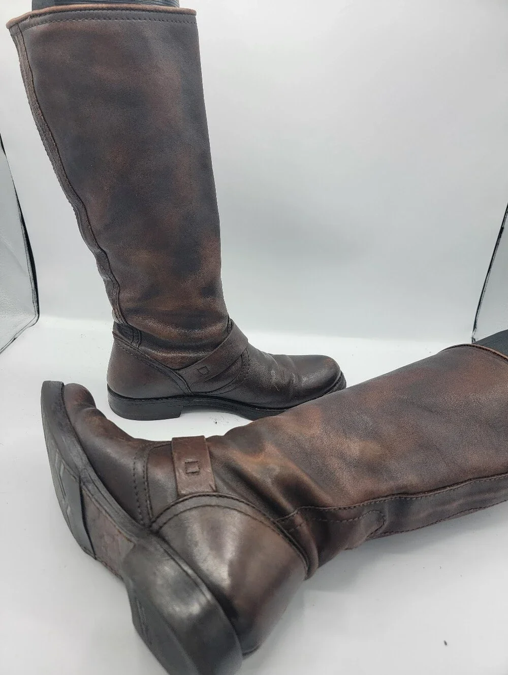 Frye low ask worn